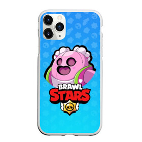 Чехол для iPhone 11 Pro Max матовый с принтом Sakura Spike - BRAWL STARS , Силикон |  | Тематика изображения на принте: brawl | bull | colt | crow | el primo | game | games | leon | moba | online | penny | poco | sakura | shelly | spike | star | stars | wanted | брав | бравл | браво | звезда | звезды | игра | игры | онлайн | старс