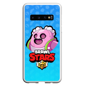 Чехол для Samsung Galaxy S10 с принтом Sakura Spike - BRAWL STARS , Силикон | Область печати: задняя сторона чехла, без боковых панелей | Тематика изображения на принте: brawl | bull | colt | crow | el primo | game | games | leon | moba | online | penny | poco | sakura | shelly | spike | star | stars | wanted | брав | бравл | браво | звезда | звезды | игра | игры | онлайн | старс