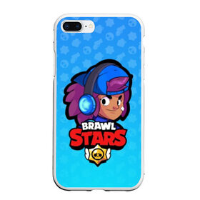 Чехол для iPhone 7Plus/8 Plus матовый с принтом Shelly - BRAWL STARS , Силикон | Область печати: задняя сторона чехла, без боковых панелей | brawl | bull | colt | crow | el primo | game | games | leon | moba | online | penny | poco | shelly | spike | star | stars | wanted | брав | бравл | браво | звезда | звезды | игра | игры | онлайн | старс