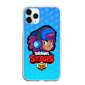 Чехол для iPhone 11 Pro матовый с принтом Shelly - BRAWL STARS , Силикон |  | brawl | bull | colt | crow | el primo | game | games | leon | moba | online | penny | poco | shelly | spike | star | stars | wanted | брав | бравл | браво | звезда | звезды | игра | игры | онлайн | старс