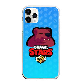 Чехол для iPhone 11 Pro матовый с принтом Bear - BRAWL STARS , Силикон |  | bear | brawl | bull | colt | crow | el primo | game | games | leon | moba | online | penny | poco | shelly | spike | star | stars | wanted | брав | бравл | браво | звезда | звезды | игра | игры | моба | онлайн | старс