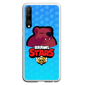 Чехол для Honor P30 с принтом Bear - BRAWL STARS , Силикон | Область печати: задняя сторона чехла, без боковых панелей | bear | brawl | bull | colt | crow | el primo | game | games | leon | moba | online | penny | poco | shelly | spike | star | stars | wanted | брав | бравл | браво | звезда | звезды | игра | игры | моба | онлайн | старс