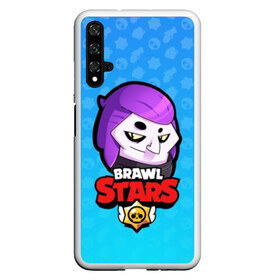 Чехол для Honor 20 с принтом Mortis - BRAWL STARS , Силикон | Область печати: задняя сторона чехла, без боковых панелей | brawl | bull | colt | crow | el primo | game | games | leon | moba | mortis | online | penny | poco | shelly | spike | star | stars | wanted | брав | бравл | браво | звезда | звезды | игра | игры | моба | онлайн | старс