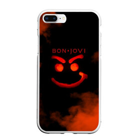 Чехол для iPhone 7Plus/8 Plus матовый с принтом Bon Jovi , Силикон | Область печати: задняя сторона чехла, без боковых панелей | bon jovi | альбом | арена | бон | бон джови | глэм | группа | джови | джон | метал | музыка | надпись | песни | поп | попрок | рок | рокер | смайл | солист | софт | стена | хард | хеви | хевиметал