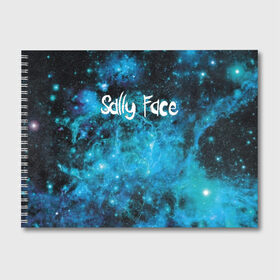 Альбом для рисования с принтом Sally Space , 100% бумага
 | матовая бумага, плотность 200 мг. | sally face | маска | сали | салли | салли кромсалли | фейс | фишер