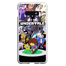 Чехол для Samsung S10E с принтом UNDERTALE , Силикон | Область печати: задняя сторона чехла, без боковых панелей | annoying | asriel | chara | dog | frisk | game | games | papyrus | sans | tale | under | undertale | азриэль | андертейл | игра | игры | надоедливая | надоедливые | папирус | санс | собака | собаки | фриск | чара