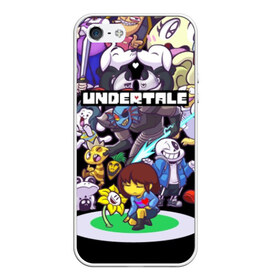 Чехол для iPhone 5/5S матовый с принтом UNDERTALE , Силикон | Область печати: задняя сторона чехла, без боковых панелей | annoying | asriel | chara | dog | frisk | game | games | papyrus | sans | tale | under | undertale | азриэль | андертейл | игра | игры | надоедливая | надоедливые | папирус | санс | собака | собаки | фриск | чара