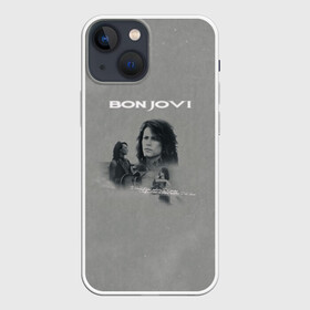 Чехол для iPhone 13 mini с принтом Bon Jovi ,  |  | bon jovi | альбом | арена | бон | бон джови | глэм | группа | джови | джон | метал | музыка | надпись | песни | поп | попрок | рок | рокер | смайл | солист | софт | стена | хард | хеви | хевиметал