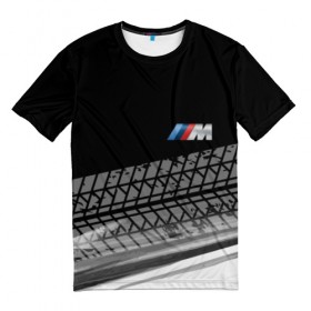 Мужская футболка 3D с принтом BMW , 100% полиэфир | прямой крой, круглый вырез горловины, длина до линии бедер | bmw | авто | автомобиль | бмв | лого | логотип | машина | надпись | текстура