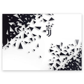 Поздравительная открытка с принтом Juventus , 100% бумага | плотность бумаги 280 г/м2, матовая, на обратной стороне линовка и место для марки
 | calcio | club | cr7 | cristiano ronaldo | dybala | football | full highlights | goals | highlights | italia | juventus | napoli | roma | serie a | белый | италия | клуб | форма | черный | ювентус