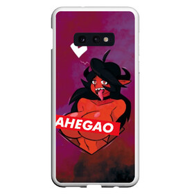 Чехол для Samsung S10E с принтом Demon Ahegao , Силикон | Область печати: задняя сторона чехла, без боковых панелей | Тематика изображения на принте: ahegao | anime | kawaii | manga | аниме | ахегао | кавай | манга