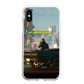 Чехол для iPhone XS Max матовый с принтом CYBERPUNK 2077 , Силикон | Область печати: задняя сторона чехла, без боковых панелей | 2019 | cd project red | cyberpunk 2077 | future | hack | night city | samurai | sci fi | андроиды | безумие | будущее | киберпанк 2077 | логотип | роботы | самураи | фантастика | цифры