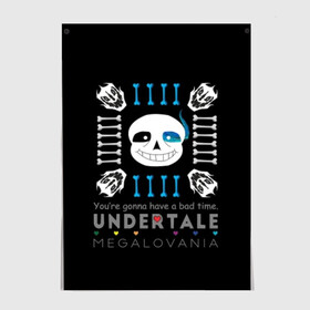 Постер с принтом Undertale , 100% бумага
 | бумага, плотность 150 мг. Матовая, но за счет высокого коэффициента гладкости имеет небольшой блеск и дает на свету блики, но в отличии от глянцевой бумаги не покрыта лаком | alphys | animation | asriel | comic dub | comic dubs | deltarune | gaming | toriel | undertale | андертеил | история | подземная | фриск | чай тв | чара