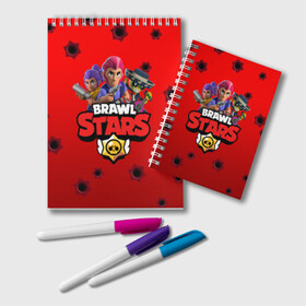 Блокнот с принтом BRAWL STARS - COLT , 100% бумага | 48 листов, плотность листов — 60 г/м2, плотность картонной обложки — 250 г/м2. Листы скреплены удобной пружинной спиралью. Цвет линий — светло-серый
 | android | brawl stars | bull | colt | games | mobile game | stars | берли | бо | брок | ворон | джесси | динамайк | дэррил | игры | кольт | леон | мобильные игры | мортис | нита | пайпер | пенни | поко | пэм | рикошет | спайк | тара | фрэн