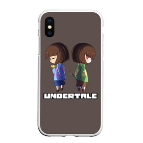 Чехол для iPhone XS Max матовый с принтом Undertale , Силикон | Область печати: задняя сторона чехла, без боковых панелей | animation | chara | comic | dub | flowey | frisk | megalovania | papyrus | sans | undertale comic dub | андертейл | папирус | подземная | санс | сказка