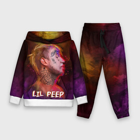 Детский костюм 3D (с толстовкой) с принтом Lil Peep ART ,  |  | 