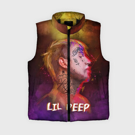 Женский жилет утепленный 3D с принтом Lil Peep ART ,  |  | 