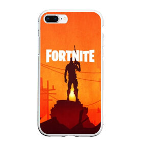 Чехол для iPhone 7Plus/8 Plus матовый с принтом Fortnite , Силикон | Область печати: задняя сторона чехла, без боковых панелей | 3d | fortnite | абстракция | дизайн | закат | игра | искусство | минимализм | надпись | оружие | природа | силуэт | текстура