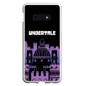 Чехол для Samsung S10E с принтом UNDERTALE , Силикон | Область печати: задняя сторона чехла, без боковых панелей | game | undertale | азриэль дримурр | альфис | андайн | андертейл | асгор дримурр | добро | дьявол | зло | игра | игры | кости | меттатон | папирус | санс | стрела | ториэль | трезубец | фриск | чара | черный