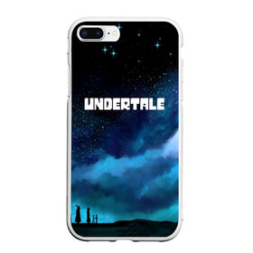 Чехол для iPhone 7Plus/8 Plus матовый с принтом Undertale , Силикон | Область печати: задняя сторона чехла, без боковых панелей | game | undertale | азриэль дримурр | альфис | андайн | андертейл | асгор дримурр | добро | дьявол | зло | игра | игры | кости | меттатон | папирус | санс | стрела | ториэль | трезубец | фриск | чара | черный