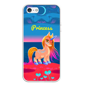 Чехол для iPhone 5/5S матовый с принтом Милый единорог , Силикон | Область печати: задняя сторона чехла, без боковых панелей | pony | грива | девочка | единорог | конь | копыта | красивая | лошадка | лошадь | милая | пони | природа закат | радуга