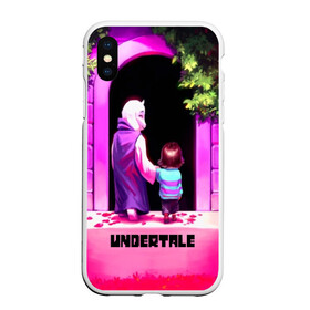 Чехол для iPhone XS Max матовый с принтом UNDERTALE , Силикон | Область печати: задняя сторона чехла, без боковых панелей | Тематика изображения на принте: game | undertale | азриэль дримурр | альфис | андайн | андертейл | асгор дримурр | добро | дьявол | зло | игра | игры | кости | меттатон | папирус | санс | стрела | ториэль | трезубец | фриск | чара | черный