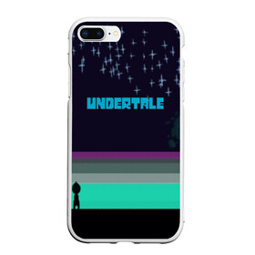 Чехол для iPhone 7Plus/8 Plus матовый с принтом UNDERTALE GAME , Силикон | Область печати: задняя сторона чехла, без боковых панелей | game | undertale | азриэль дримурр | альфис | андайн | андертейл | асгор дримурр | добро | дьявол | зло | игра | игры | кости | меттатон | папирус | санс | стрела | ториэль | трезубец | фриск | чара | черный