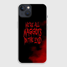 Чехол для iPhone 13 с принтом Maggots   Slipknot ,  |  | slipknot | джей вайнберг | кори тейлор | крис фен | крэйг джонс | метал | мик томсон | музыка | петля | рок | сид уилсон | скользящий узел | слайпкнот | слипкнот | слипнот | удавка