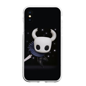 Чехол для iPhone XS Max матовый с принтом Hollow Knight , Силикон | Область печати: задняя сторона чехла, без боковых панелей | hollow knight | детская | для детей | игра | компьютерная игра | королевство | рыцарь | темный рыцарь | холлов кнайт | экшен