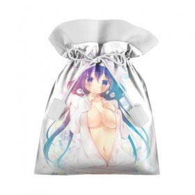 Подарочный 3D мешок с принтом Милый ангел , 100% полиэстер | Размер: 29*39 см | anime | hot | meme | аниме | бикини | девушка | иероглиф | манга | стиль | фентези | япония