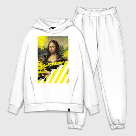 Мужской костюм хлопок OVERSIZE с принтом mona lisa ,  |  | impressionism off white | mona lisa | off white | off white купить | off white мужской | off white цена