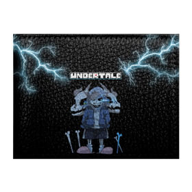 Обложка для студенческого билета с принтом Undertale. , натуральная кожа | Размер: 11*8 см; Печать на всей внешней стороне | Тематика изображения на принте: 3d | hp | pixel | sans | undertale | абстракция | андертейл | геометрия | гроза | игра | кости | молния | надпись | пиксель | пикселя | подземная история | текстура