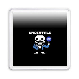 Магнит 55*55 с принтом Undertale STOP. , Пластик | Размер: 65*65 мм; Размер печати: 55*55 мм | 3d | pixel | sans | stop | undertale | абстракция | алфавит | андертейл | буквы | геометрия | знак | игра | надпись | пиксель | пикселя | подземная история | текстура