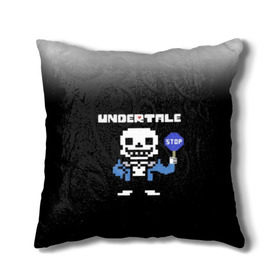 Подушка 3D с принтом Undertale STOP. , наволочка – 100% полиэстер, наполнитель – холлофайбер (легкий наполнитель, не вызывает аллергию). | состоит из подушки и наволочки. Наволочка на молнии, легко снимается для стирки | 3d | pixel | sans | stop | undertale | абстракция | алфавит | андертейл | буквы | геометрия | знак | игра | надпись | пиксель | пикселя | подземная история | текстура