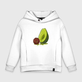 Детское худи Oversize хлопок с принтом Avocado R.I.P. , френч-терри — 70% хлопок, 30% полиэстер. Мягкий теплый начес внутри —100% хлопок | боковые карманы, эластичные манжеты и нижняя кромка, капюшон на магнитной кнопке | авокадо | арт | веган | вегетарианец | вкусняшка | еда | жиры | зеленый | зож | косточка | милый | овощи | пп | фрукты | юмор