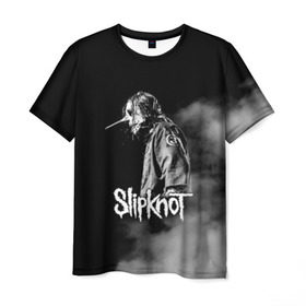 Мужская футболка 3D с принтом Slipknot , 100% полиэфир | прямой крой, круглый вырез горловины, длина до линии бедер | slipknot | джей вайнберг | кори тейлор | крис фен | крэйг джонс | метал | мик томсон | музыка | петля | рок | сид уилсон | скользящий узел | слайпкнот | слипкнот | слипнот | удавка