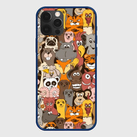 Чехол для iPhone 12 Pro с принтом Прикольные зверушки , силикон | область печати: задняя сторона чехла, без боковых панелей | bear | cat | dinosaur | dog | elephant | giraffe | monkey | owl | panda | penguin | pig | tiger | баран | бегемот | белка | динозавр | животное | жираф | заяц | звери | зверушки | кот | лев | лиса | лошадь | медведь | олень | осел | панда | петух
