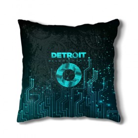 Подушка 3D с принтом Detroit: Вecome Human , наволочка – 100% полиэстер, наполнитель – холлофайбер (легкий наполнитель, не вызывает аллергию). | состоит из подушки и наволочки. Наволочка на молнии, легко снимается для стирки | 3d | cтать человеком | detroit city | detroit: вecome human | игра | интерактивная | квест | кинематограф | приключения | франция