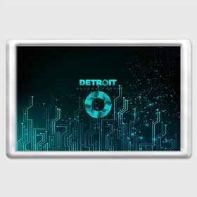 Магнит 45*70 с принтом Detroit: Вecome Human , Пластик | Размер: 78*52 мм; Размер печати: 70*45 | 3d | cтать человеком | detroit city | detroit: вecome human | игра | интерактивная | квест | кинематограф | приключения | франция