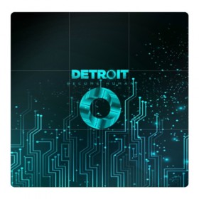 Магнитный плакат 3Х3 с принтом Detroit: Вecome Human , Полимерный материал с магнитным слоем | 9 деталей размером 9*9 см | 3d | cтать человеком | detroit city | detroit: вecome human | игра | интерактивная | квест | кинематограф | приключения | франция