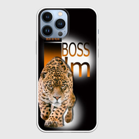 Чехол для iPhone 13 Pro Max с принтом Я Босс Im big boss ,  |  | big boss | кружка с леопардом
купить | купить футболку boss | купить футболку босс | подарок начальнику | стильная футболка | футболка с леопардом купить | я босс | я начальник