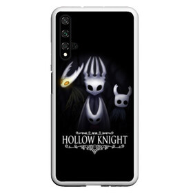 Чехол для Honor 20 с принтом Hollow Knight , Силикон | Область печати: задняя сторона чехла, без боковых панелей | Тематика изображения на принте: hollow knight | детская | для детей | игра | компьютерная игра | королевство | рыцарь | темный рыцарь | холлов кнайт | экшен