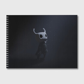 Альбом для рисования с принтом Hollow Knight , 100% бумага
 | матовая бумага, плотность 200 мг. | hollow knight | детская | для детей | игра | компьютерная игра | королевство | рыцарь | темный рыцарь | холлов кнайт | экшен