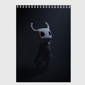 Скетчбук с принтом Hollow Knight , 100% бумага
 | 48 листов, плотность листов — 100 г/м2, плотность картонной обложки — 250 г/м2. Листы скреплены сверху удобной пружинной спиралью | hollow knight | детская | для детей | игра | компьютерная игра | королевство | рыцарь | темный рыцарь | холлов кнайт | экшен