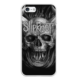 Чехол для iPhone 5/5S матовый с принтом Slipknot , Силикон | Область печати: задняя сторона чехла, без боковых панелей | band | corey taylor | jim root | metal | mick thomson | music | official | альтернативный | глэм | готик | гранж | метал | музыка | пост | рок | хард