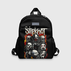 Детский рюкзак 3D с принтом Slipknot , 100% полиэстер | лямки с регулируемой длиной, сверху петелька, чтобы рюкзак можно было повесить на вешалку. Основное отделение закрывается на молнию, как и внешний карман. Внутри дополнительный карман. По бокам два дополнительных кармашка | band | corey taylor | jim root | metal | mick thomson | music | official | альтернативный | глэм | готик | гранж | метал | музыка | пост | рок | хард