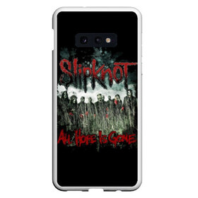 Чехол для Samsung S10E с принтом Slipknot , Силикон | Область печати: задняя сторона чехла, без боковых панелей | band | corey taylor | jim root | metal | mick thomson | music | official | альтернативный | глэм | готик | гранж | метал | музыка | пост | рок | слипкнот | хард