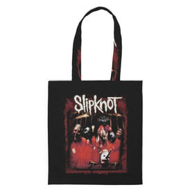 Сумка 3D повседневная с принтом Slipknot , 100% полиэстер | Плотность: 200 г/м2; Размер: 34×35 см; Высота лямок: 30 см | band | corey taylor | jim root | metal | mick thomson | music | official | альтернативный | глэм | готик | гранж | метал | музыка | пост | рок | слипкнот | хард