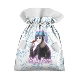 Подарочный 3D мешок с принтом Sally Face , 100% полиэстер | Размер: 29*39 см | Тематика изображения на принте: game | horror | larry | logo | mask | new | sally face | sf | ангел | боке | волосы | гизмо | девид | девочка | игра | казнь | ларри | лицемер | логотип | мальчик | маска | мрачная | на лице | надпись | призраки | розовый