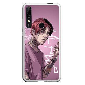 Чехол для Honor P Smart Z с принтом Lil Peep , Силикон | Область печати: задняя сторона чехла, без боковых панелей | crybaby | gustav elijah ahr | hellboy | lil peep | lilpeep | peep | rap | густав элайджа ар | лил пип | рэп | хип хоп | эмо рэп